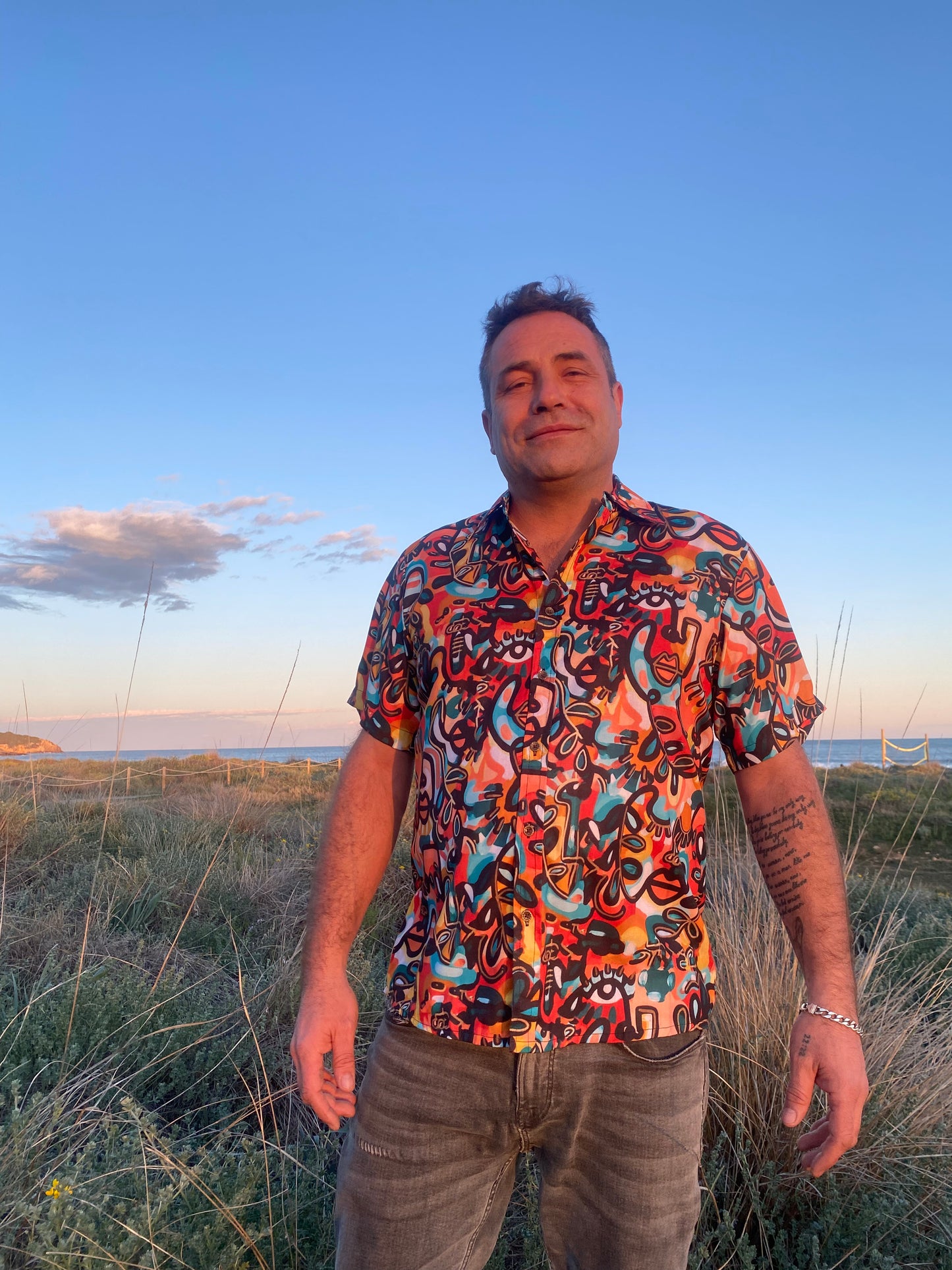 Camisa Hawaiana Kiss