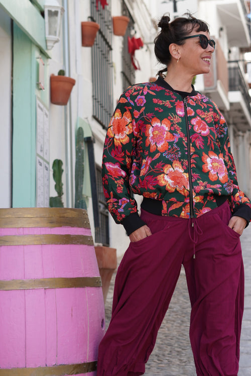Veste bomber réversible de printemps