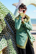 Maillot vert clair Takama