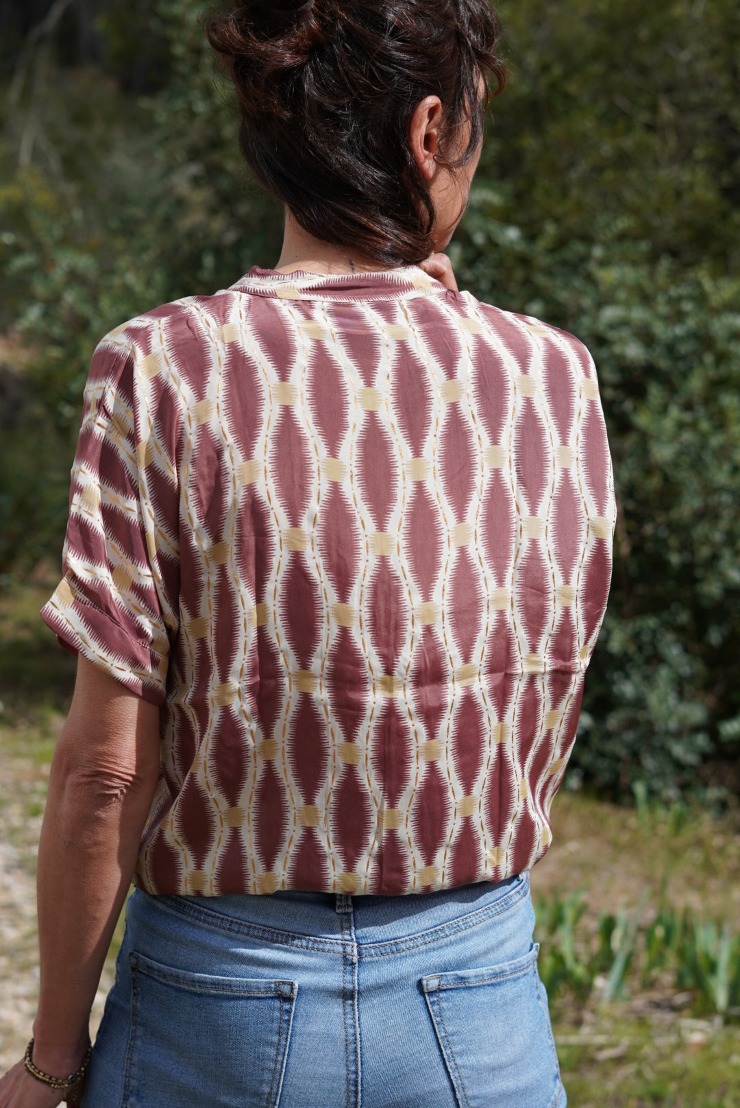 Camisa Mao Rose
