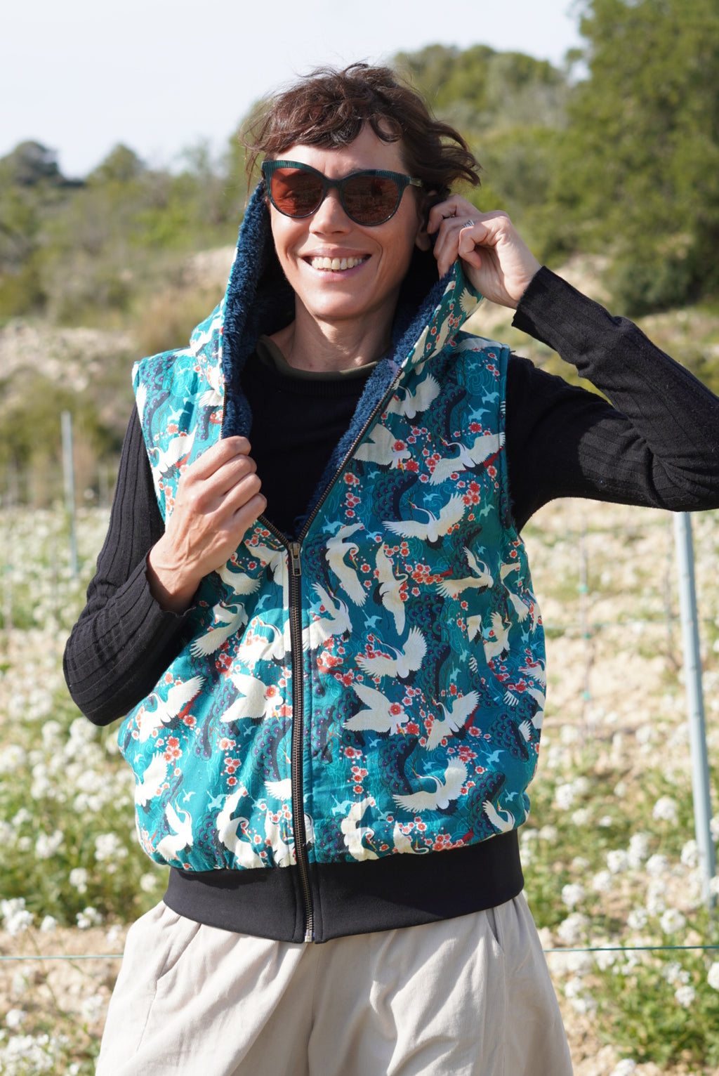 Chaleco Garzas