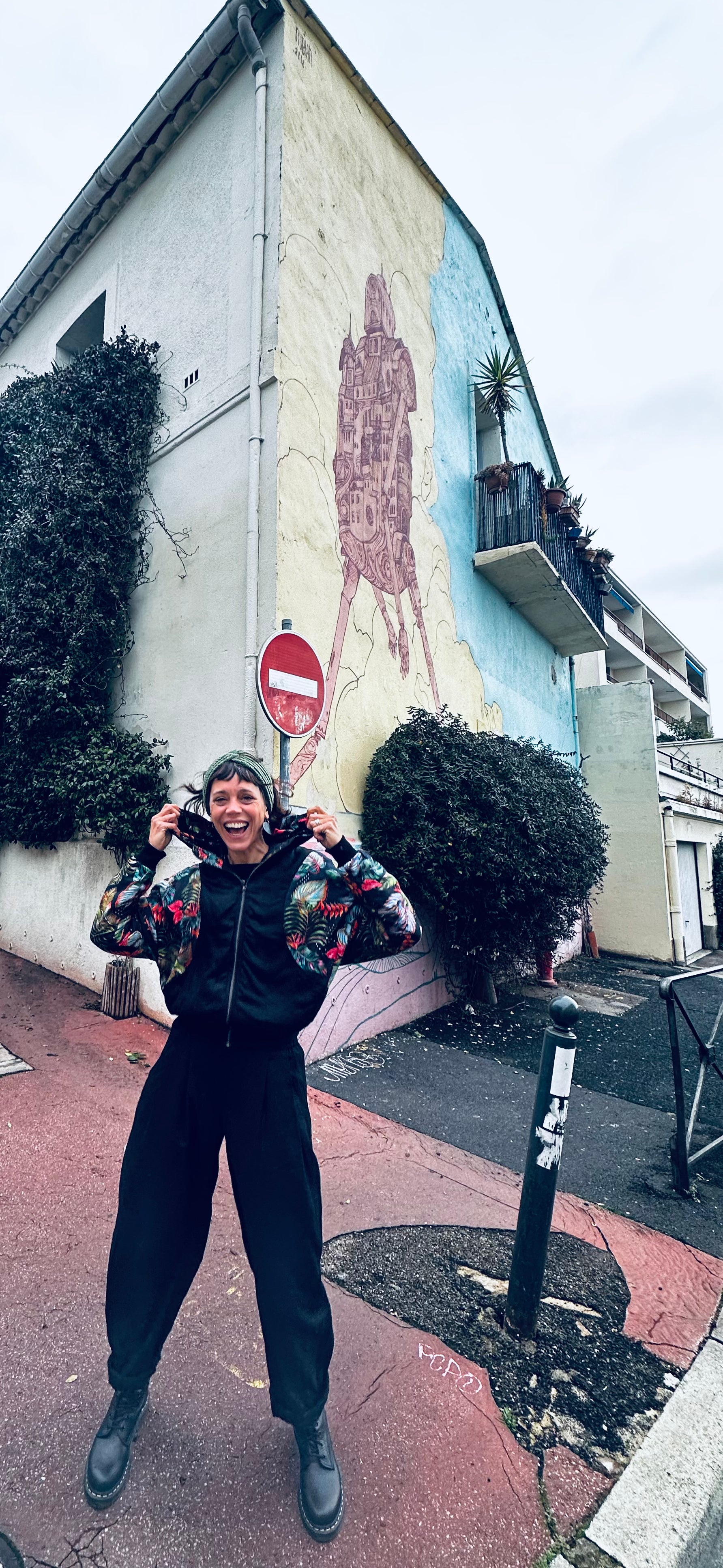 Chaqueta Crop Urban Flow