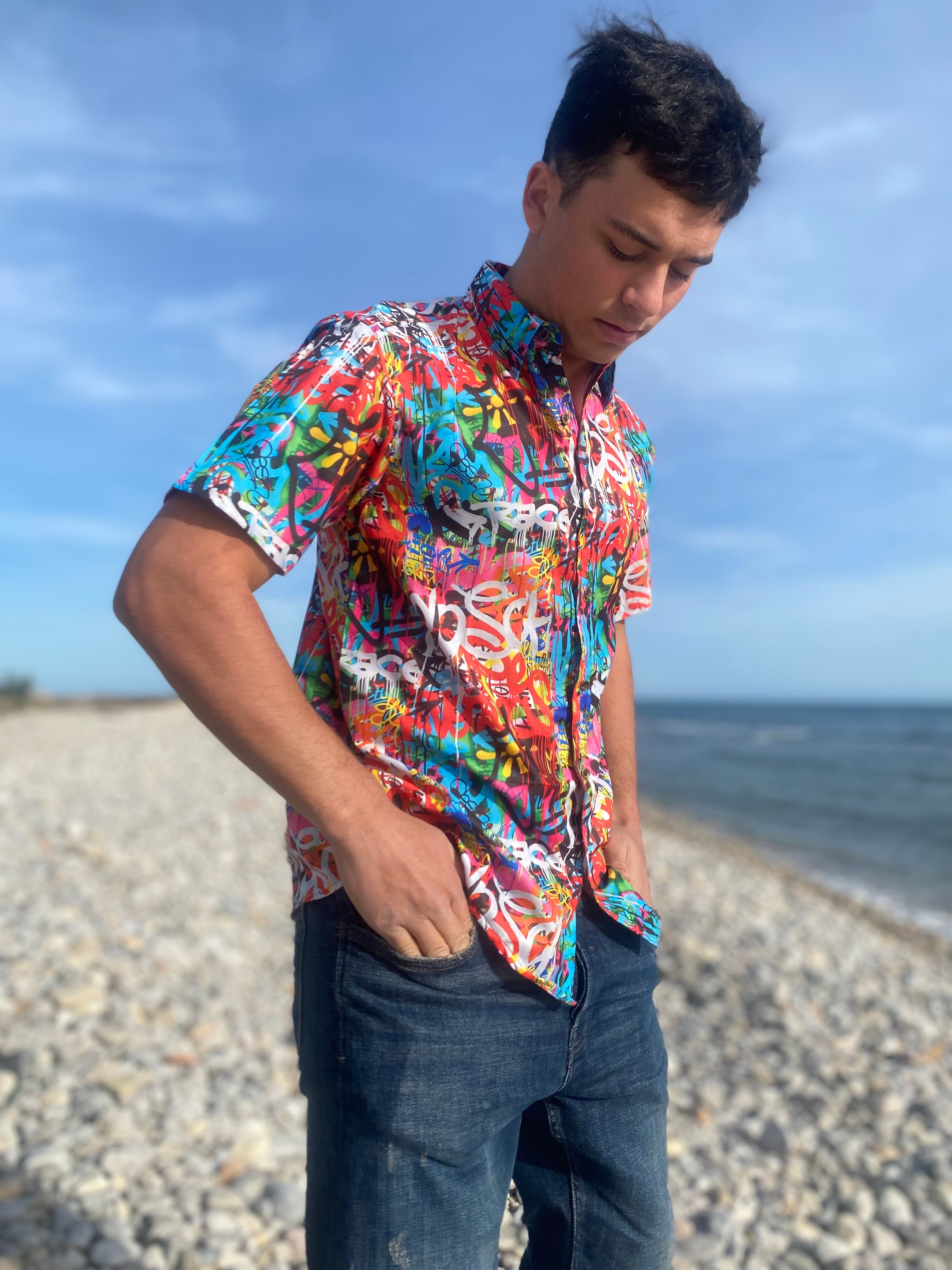 Camisa Hawaiana Graffity