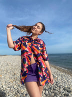 Camisa Hawaiana Parrots