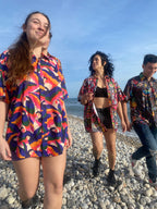 Camisa Hawaiana Parrots