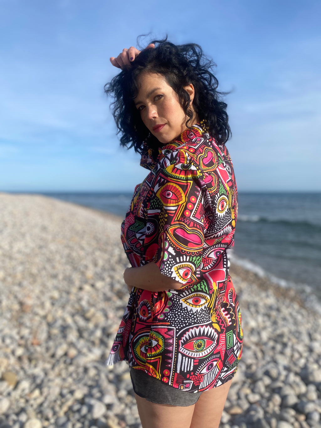 Chemise hawaïenne à pompes
