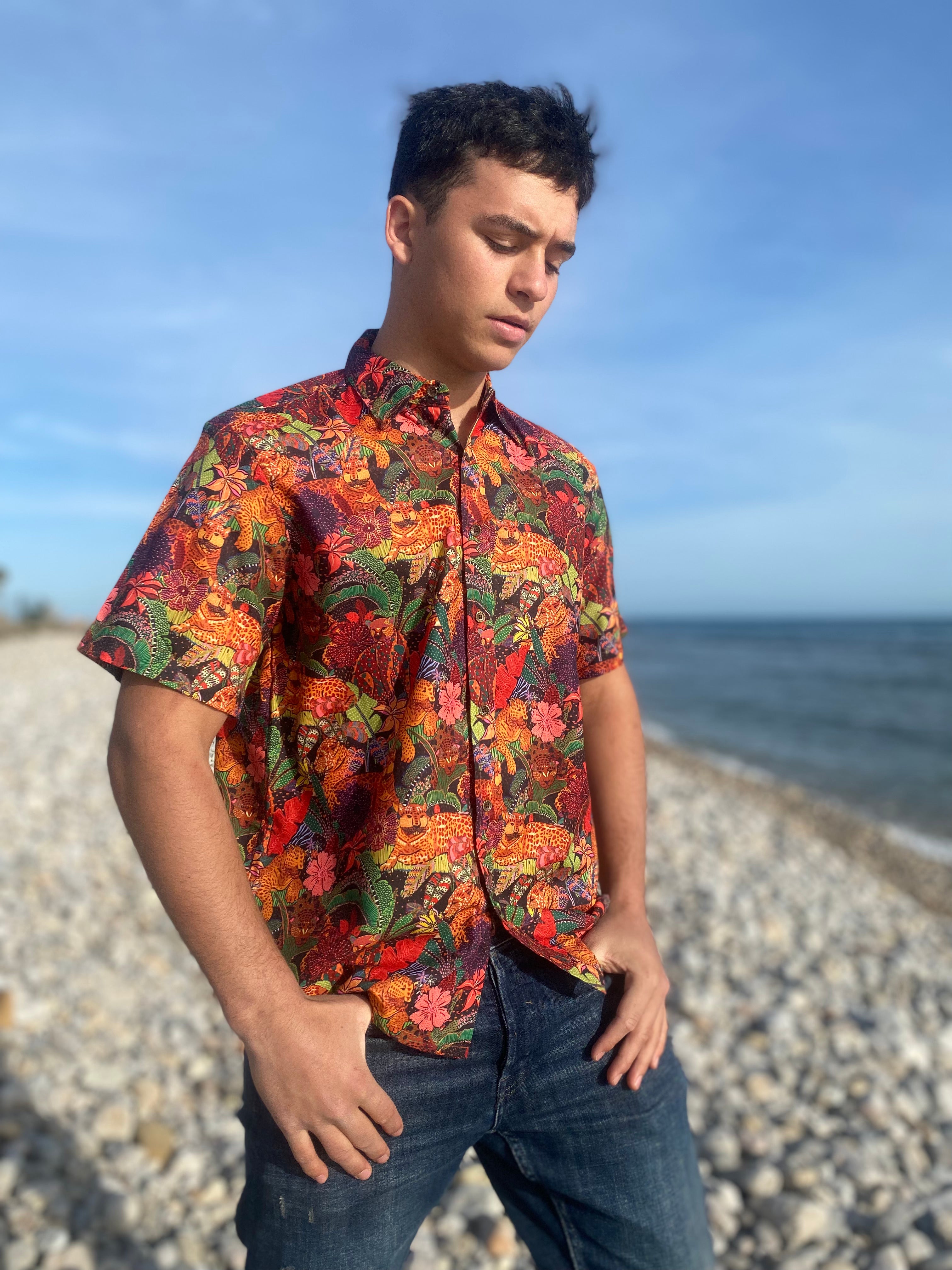 Camisa Hawaiana Jungle