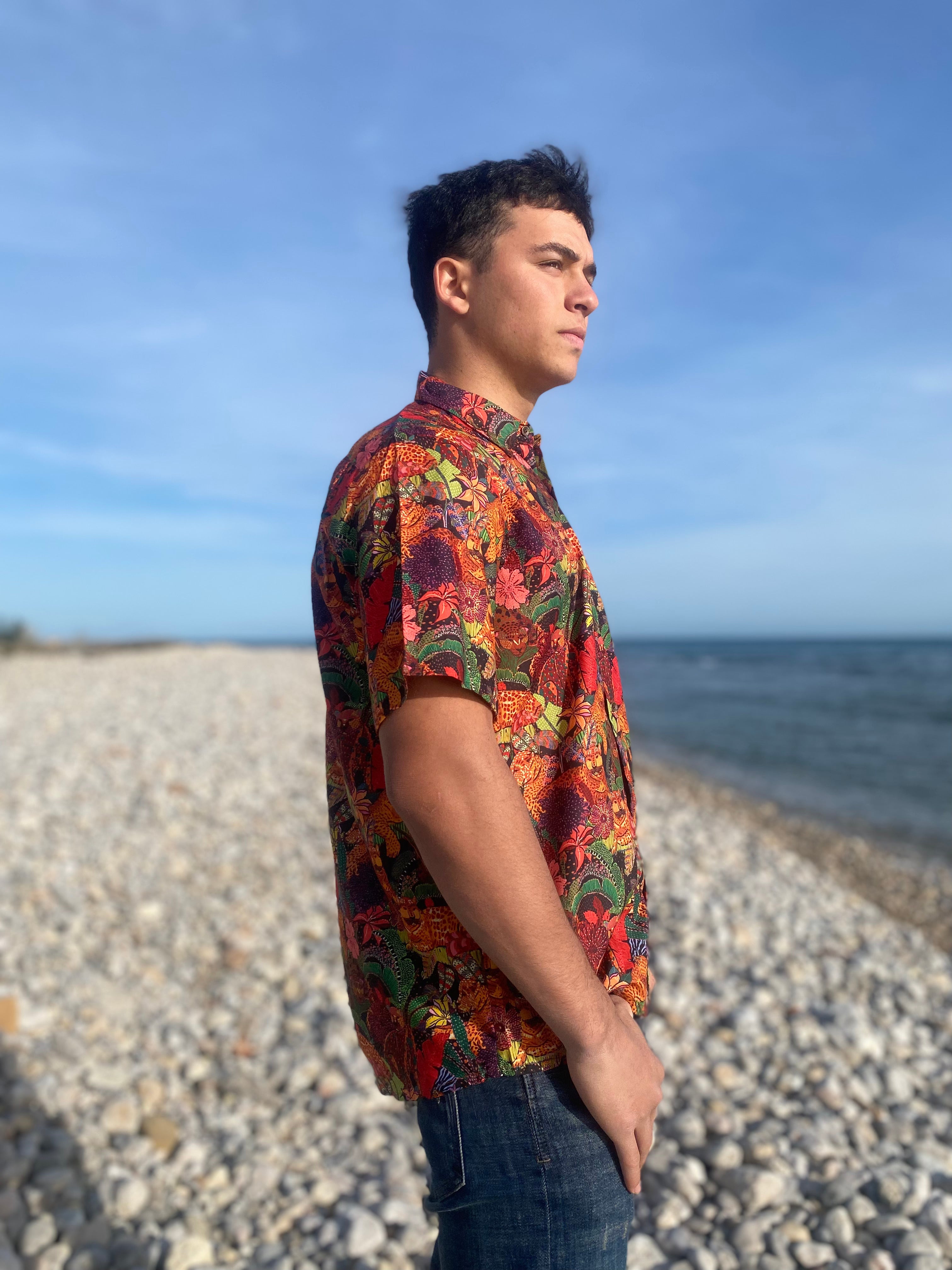 Camisa Hawaiana Jungle