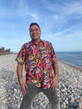 Chemise hawaïenne à pompes