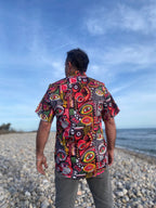Chemise hawaïenne à pompes