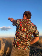 Camisa Hawaiana Skulls