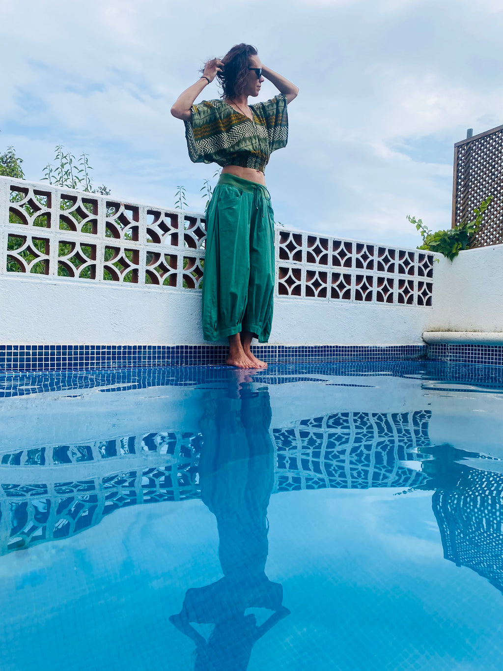Pantalón Casual Verde