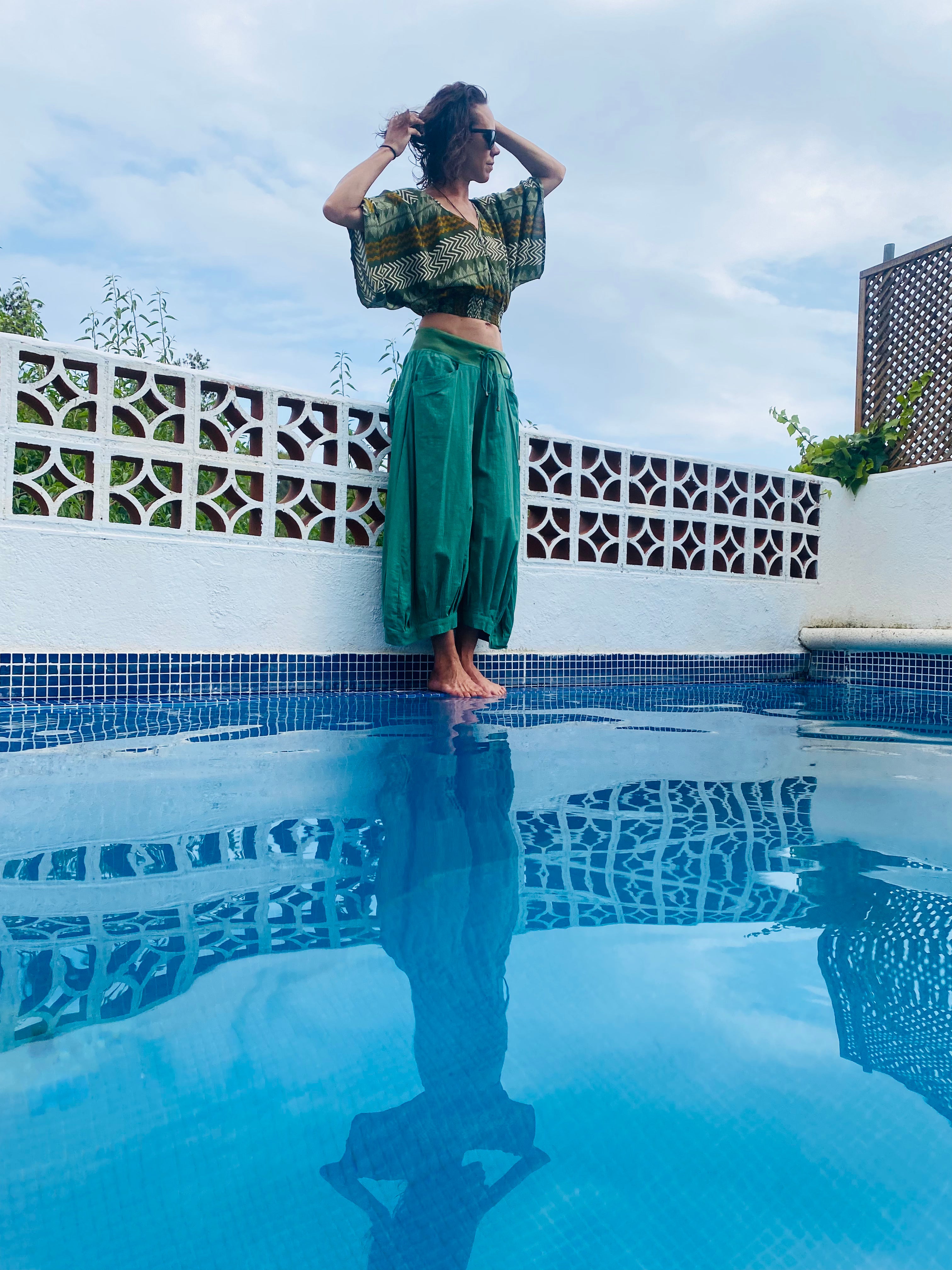 Pantalón Casual Verde