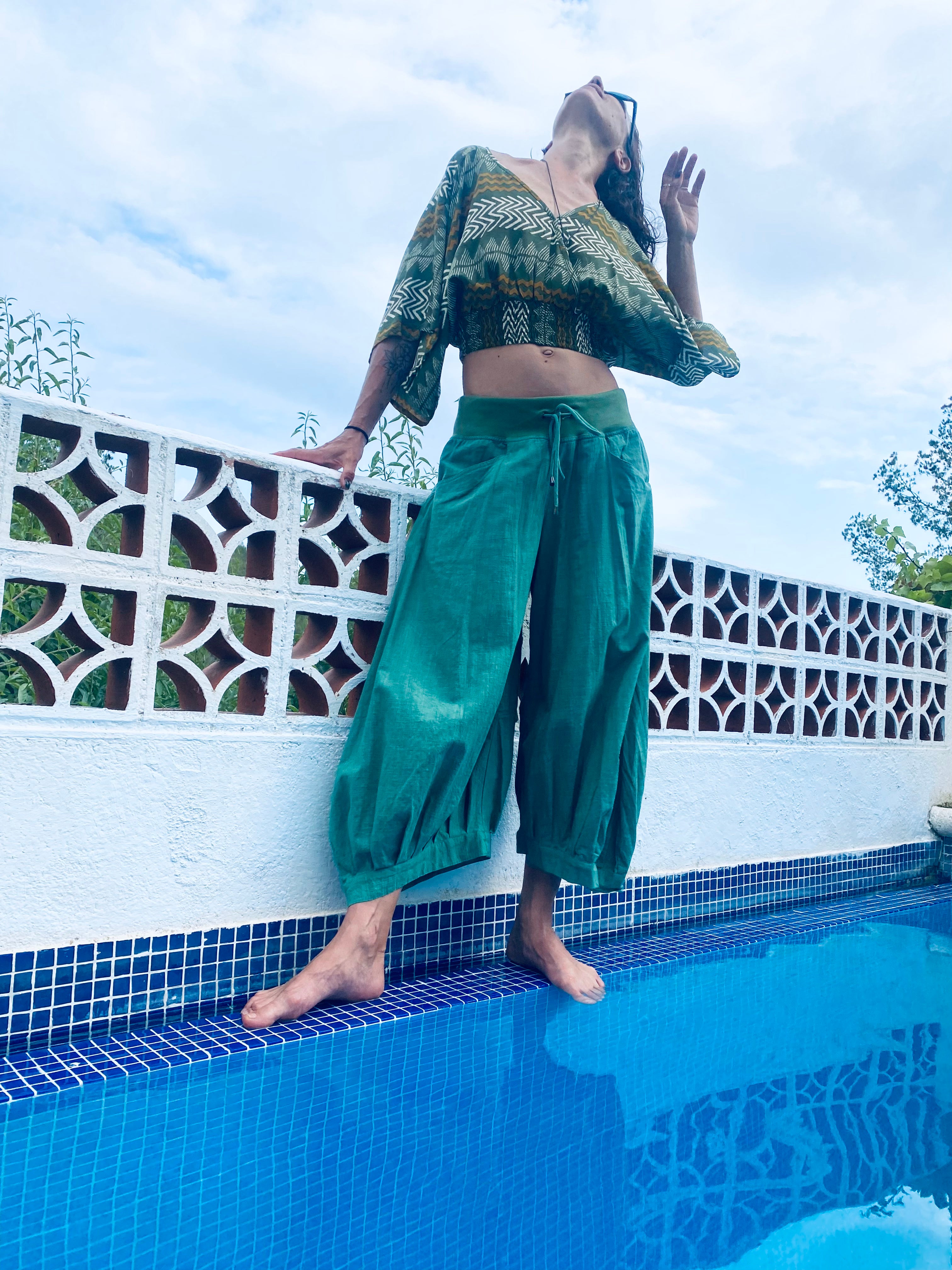 Pantalón Casual Verde