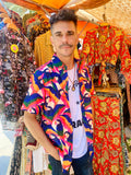 Camisa Hawaiana Parrots
